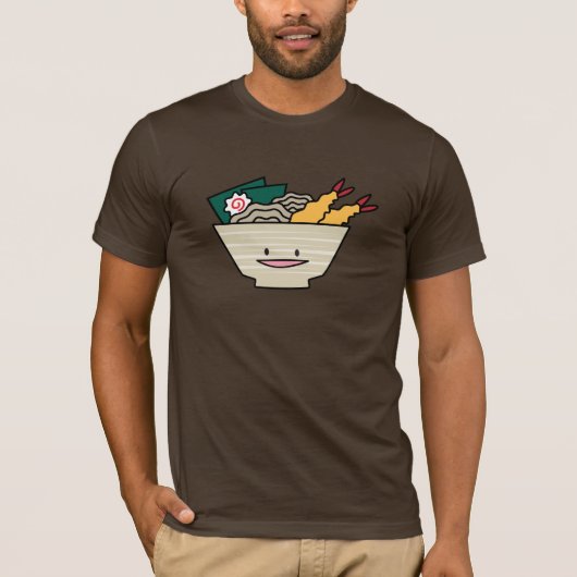 Tempura ramen bowl nori garnalen Japanse noedels T-shirt (Voorkant)