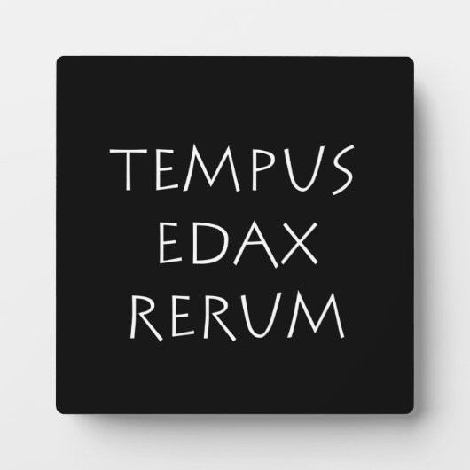 Tempus edax rerum fotoplaat (Voorkant)