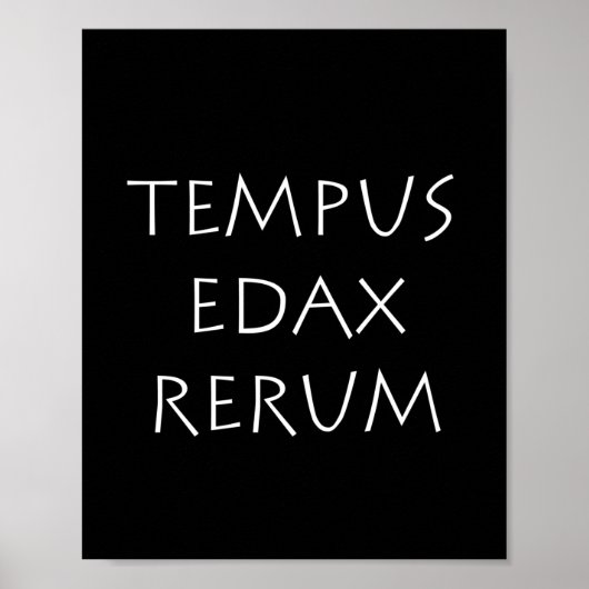 Tempus edax rerum poster (Voorkant)