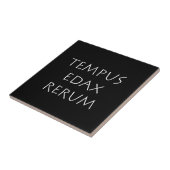 Tempus edax rerum tegeltje (Zijkant)