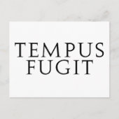 Tempus Fugit Briefkaart (Voorkant)