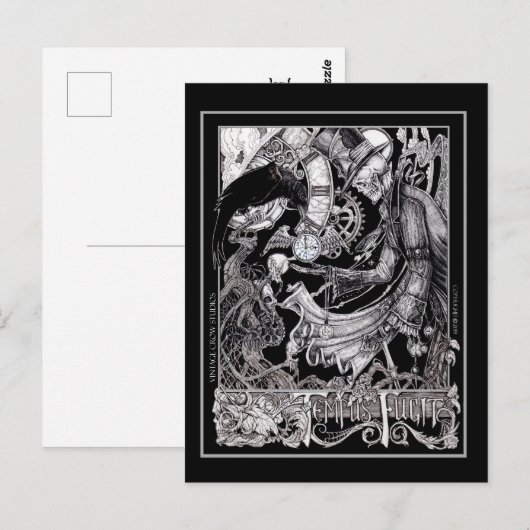 Tempus Fugit Briefkaart (Voorkant / Achterkant)