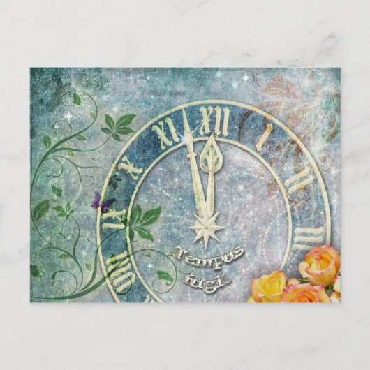 Tempus Fugit Briefkaart (Voorkant)