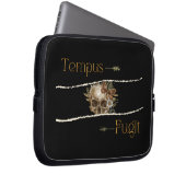 Tempus fugit laptop sleeve (Voorkant Rechts)