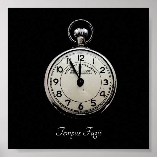 Tempus Fugit Poster (Voorkant)