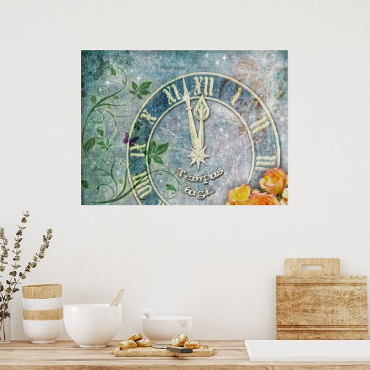 Tempus Fugit Poster (Keuken)