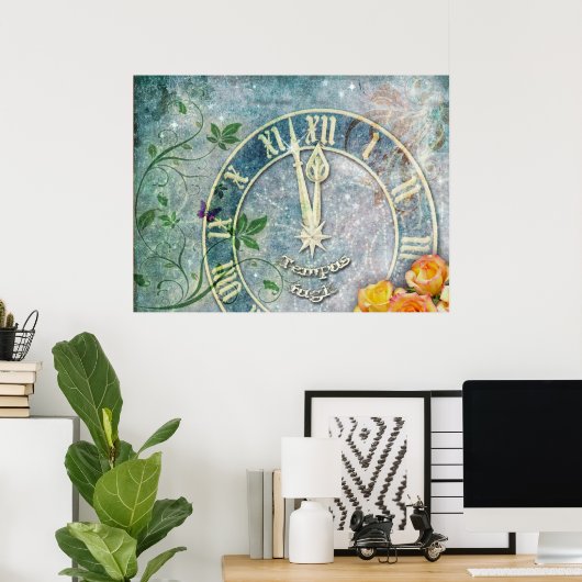Tempus Fugit Poster (Thuiskantoor)