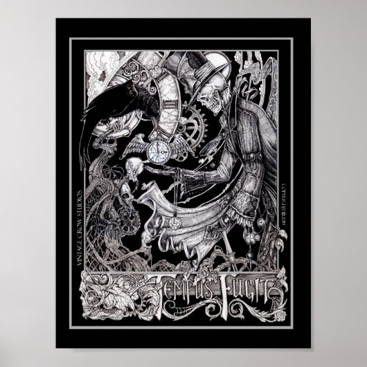 Tempus Fugit Poster (Voorkant)