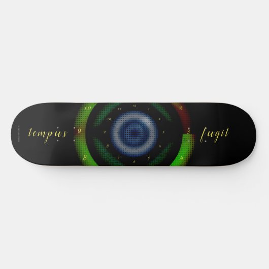 Tempus Fugit Skateboard (Horizontaal)