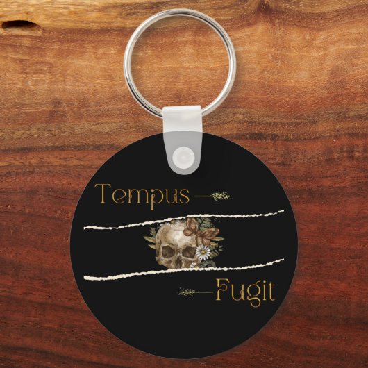 Tempus fugit sleutelhanger (Voorkant)