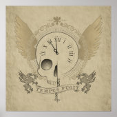 Tempus Fugit (vlieguren) Poster (Voorkant)