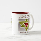 TEMV 70th Tweekleurige Koffiemok (Voorkant rechts)