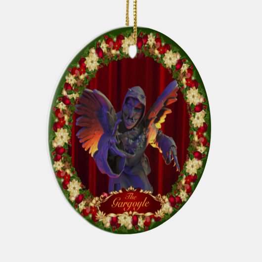 TEN31's Gargoyle Living Art Holiday Ornament. Cera Keramisch Ornament (Rechts)