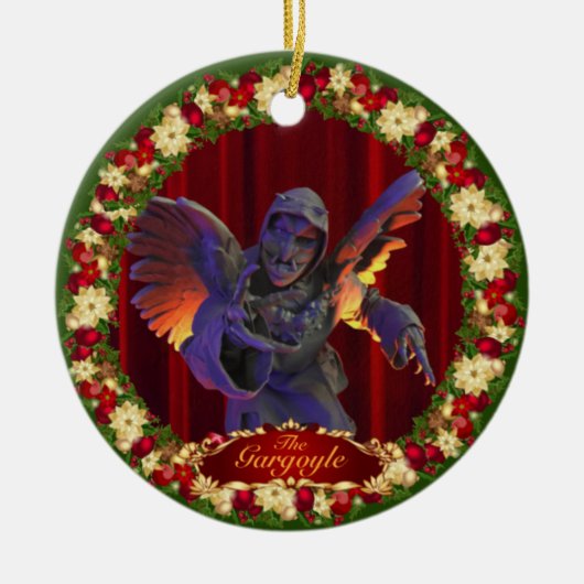TEN31's Gargoyle Living Art Holiday Ornament. Cera Keramisch Ornament (Voorkant)