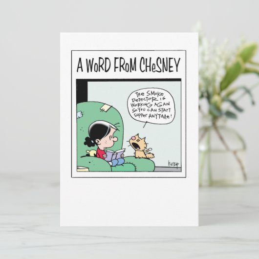 TEN CATS - Een woord van Chesney Kaart (Staand voorkant)