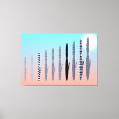 Ten Cat's Geometric Pattern  Canvas Afdruk (Voorkant)