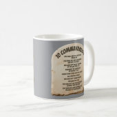 Ten Commandments Koffiemok (Voorkant rechts)