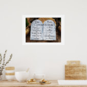 Ten Commandments Poster (Keuken)