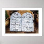 Ten Commandments Poster (Voorkant)