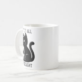 Ten eerste ben ik een genot Grappige Sarcastische  Koffiemok (Voorkant links)