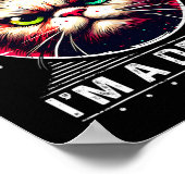 Ten eerste ben ik een genot sarcastische boze grap poster (Hoek)