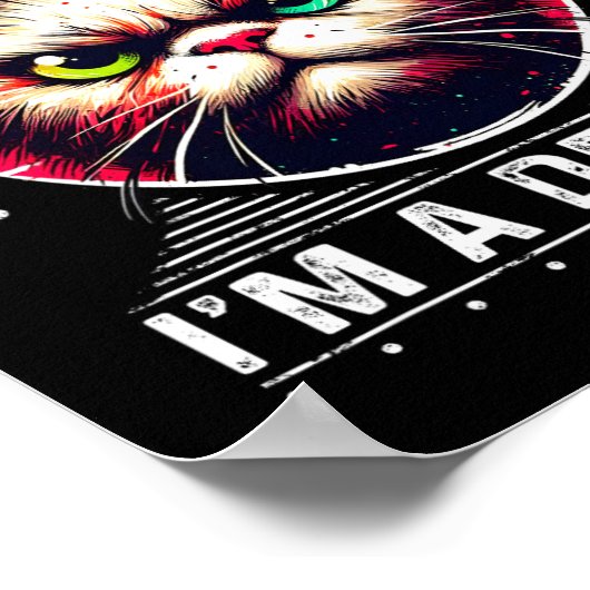 Ten eerste ben ik een genot sarcastische boze grap poster (Hoek)