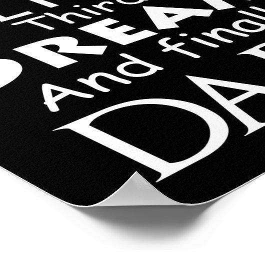 Ten eerste denk ik ten tweede: eindelijk eens gelo poster (Hoek)