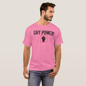 Ten eerste, GAY POWER. T-shirt (Voorkant volledig)