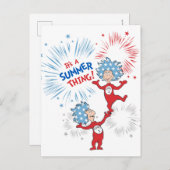 Ten eerste, het is een zomer ding briefkaart (Voorkant / Achterkant)