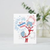 Ten eerste, het is een zomer ding briefkaart (Staand voorkant)