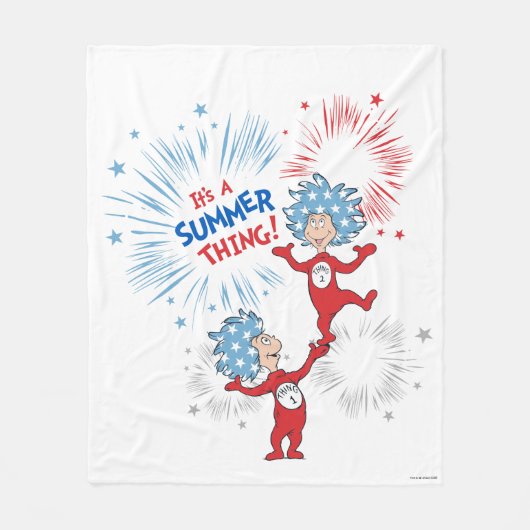 Ten eerste, het is een zomer ding fleece deken (Voorkant)