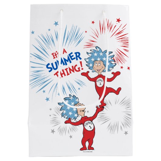 Ten eerste, het is een zomer ding medium cadeauzakje (Achterkant)