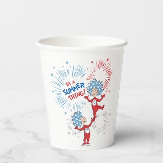 Ten eerste, het is een zomer ding papieren bekers (Achterkant)