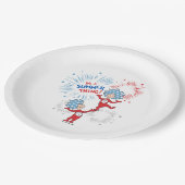 Ten eerste, het is een zomer ding papieren bordje (Gekanteld)