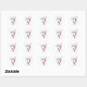 Ten eerste, het is een zomer ding ronde sticker (Vel)