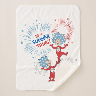 Ten eerste, het is een zomer ding sherpa deken