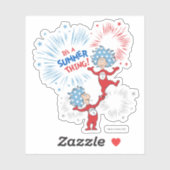 Ten eerste, het is een zomer ding sticker (Vel)