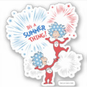 Ten eerste, het is een zomer ding sticker (Voorkant)