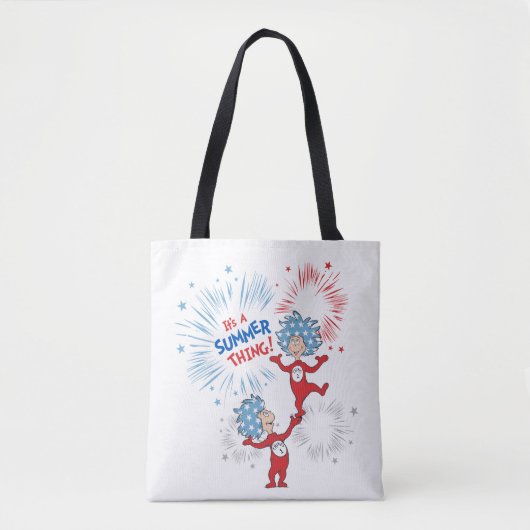 Ten eerste, het is een zomer ding tote bag (Voorkant)