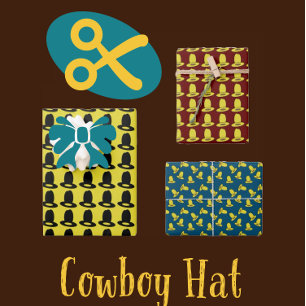 Ten Gallon Cowboy Petten Inpakpapier Vel