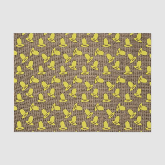 Ten Gallon Pet op Burlap Tissuepapier (Voorkant)