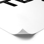 Ten Knees Ball Funny Tennis Pun Poster (Hoek)