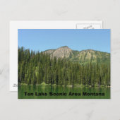 Ten Lake Schilderachtig Briefkaart (Voorkant / Achterkant)