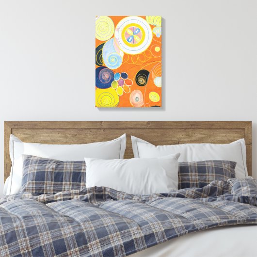 Ten Largest, nr. 3, Youth | Hilma af Klint | Canvas Afdruk (Insitu (Slaapkamer))
