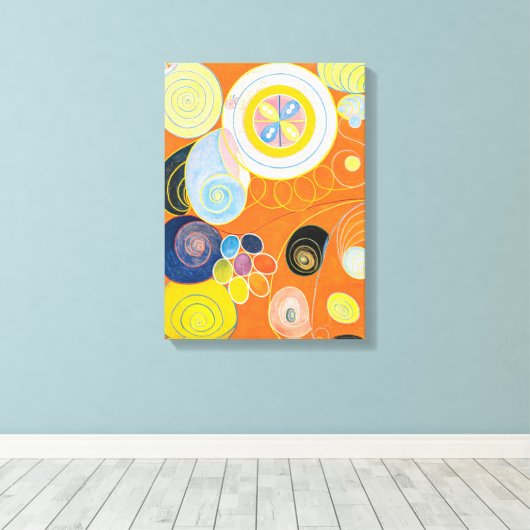 Ten Largest, nr. 3, Youth | Hilma af Klint | Canvas Afdruk (Insitu (Houten vloer))