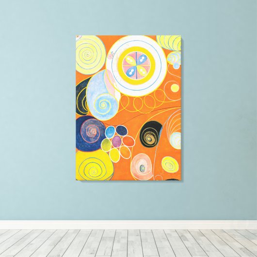 Ten Largest, nr. 3, Youth | Hilma af Klint | Canvas Afdruk (Insitu (Houten vloer))