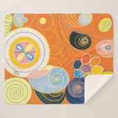 Ten Largest, nr. 3, Youth | Hilma af Klint | Sherpa Deken (Voorkant (horizontaal))