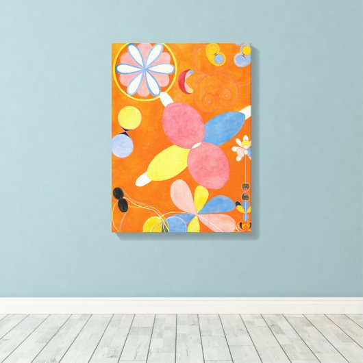 Ten Largest, nr. 4, Youth | Hilma af Klint | Canvas Afdruk (Insitu (Houten vloer))