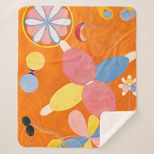 Ten Largest, nr. 4, Youth | Hilma af Klint | Sherpa Deken (Voorkant)