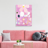 Ten Largest, nr. 5, volwassenheid | Hilma af Klint Canvas Afdruk (Insitu (Woonkamer))